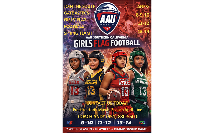 SO IT BEGINS...GIRLS' FLAG FOOTBALL!